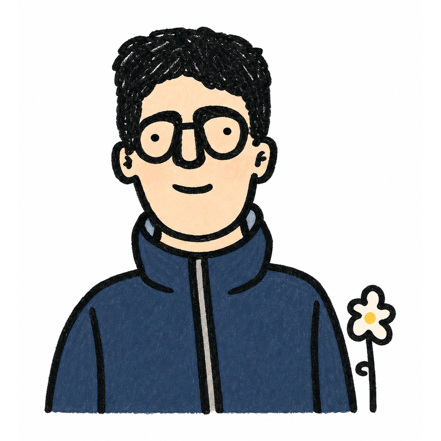 Illustrated portrait of Linsheng He